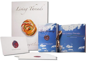 Living Threads Book Manual Colour Cotton Therapy Book And Genharmony Set Of Three empowers individuals to transmute their darkness and fear into an unlimited potential for light, love and strength. It is the magic of the soul that can vibrationally lift us into greater joy and expansion.